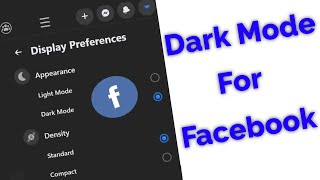 Facebook Dark Theme Update||How To Enable Dark Mode On Facebook PC