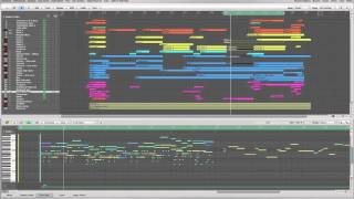 Realistic Orchestral MIDI - 1st theme - Logic Pro screen view