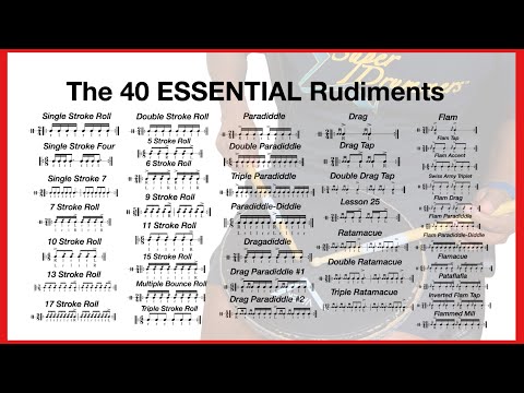 Master These 40 Rudiments or Stay Stuck Forever