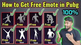 How to Get Free Emote in BGMI | Pubg me Free Emote Kaise le | Free Emote in BGMI