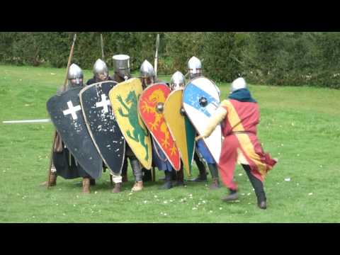 Shield Wall Strength (Normans at Arundel Castle 2015)
