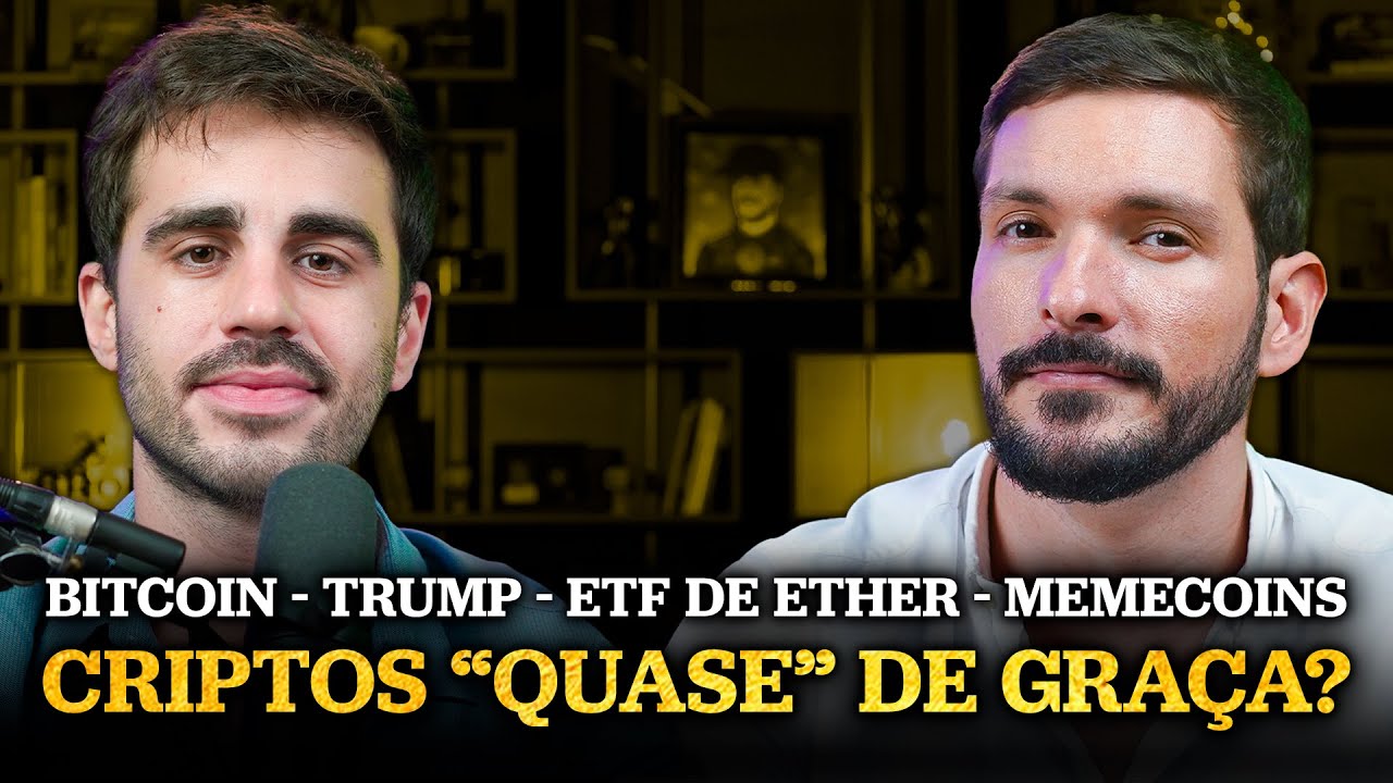 COMO GANHAR CRIPTOS “QUASE” DE GRAÇA EM 2024? Bitcoin, Trump, ETF de Ether e Memecoins subindo muito