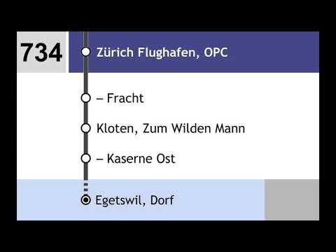 VBG Ansagen - 734 - ZH Flughafen – Egetswil