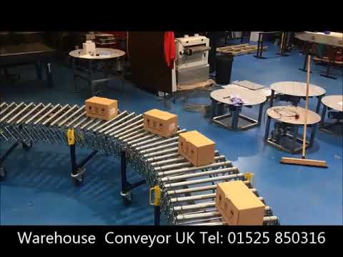 Warehouse Conveyors Flexible and Expanding for Parcels UK