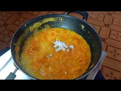 Carrot Halwa With Ice Cream