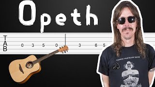 Benighted - Opeth Guitar Tabs, Guitar Tutorial (+ Solo tab)