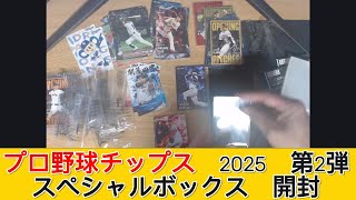 カルビー プロ野球チップス2025 第2弾 スペシャルボックス　開封 - みづの廃信