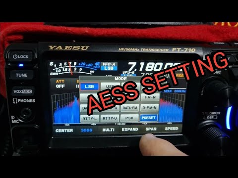 YAESU FT-710 AESS Adjust