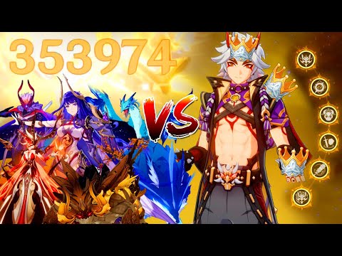 Itto C6 The Berserker vs All Weekly Boss - This is What 420% Crit DMG Triple Crown Look Like