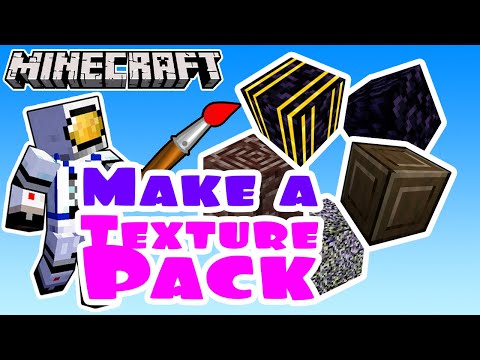 HTG George - Make Your Own Custom Texture Pack! Its Easy! (MInecraft Java 2022)