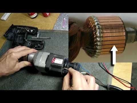 Почему искрят щётки на электродрели ИЭ 1505 БЭ Why spark brushes on electric drills