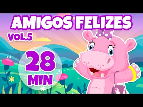 Amigos Felizes Vol. 5 - Giramille 28 min | Desenho Animado Musical