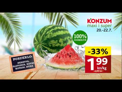 Obranu od ljetnih vrućina potražite u Konzumu!