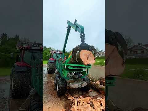 Der neue SpaltFast - Cut -  Stämme bis 80cm sägen und spalten mit einer Maschine