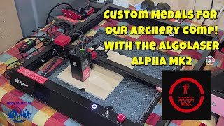 Making Custom Wooden Medals for Our Archery Competition | Algolaser Laser Engraving Project