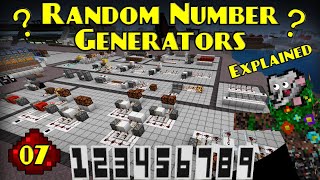 Random Number Generator Guide RNG | Let's Learn Redstone 07 | Minecraft Redstone Tutorial