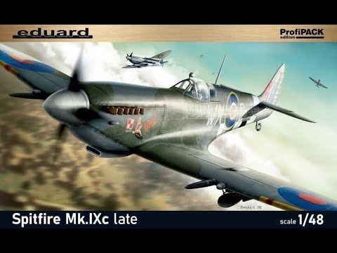 Supermarine Spitfire Mk.IXc  Eduard Profipack 1/48 QUICK REVIEW and UNBOXING