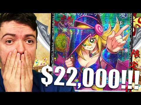 FIRST Serialized Grand Master Rare Dark Magician Girl Card Sold For $22,000?!?!