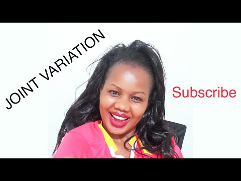 JOINT VARIATION | Form 3 Maths | Best Examples