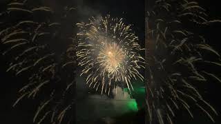 Nighttime Fireworks at Niagara Falls