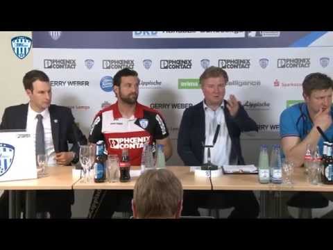 31.05.2015 TBV Lemgo gg. HSV Handball - Pressekonferenz