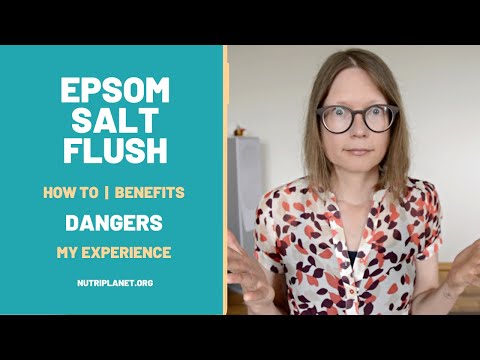 Epsom Salt Flush Testimony | How to Use MgSO4 as a Laxative | Dangers