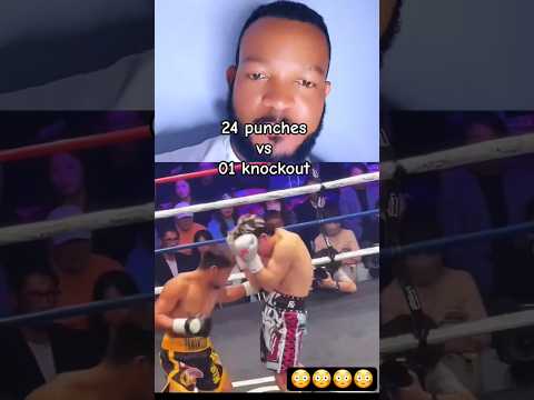24 punches vs. 01 knockout like an easy Sunday morning.