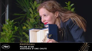 Anatomy of a Fall – Palme d’or - Photocall – VA – Cannes 2023