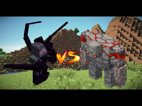 Withered Symbiont vs Redstone Golem | Minecraft Mob Battle