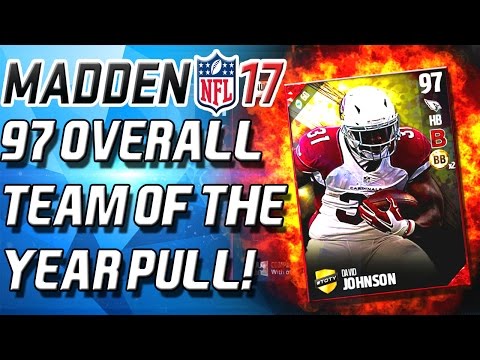 97 OVERALL TEAM OF THE YEAR PULL! - Madden 17 Ultimate Team
