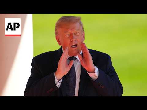 Trump arrives at G7 summit in France after announcing US and Iran deal