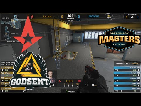 Astralis vs GODSENT - NUKE map 3 - DreamHack Masters | CSGO