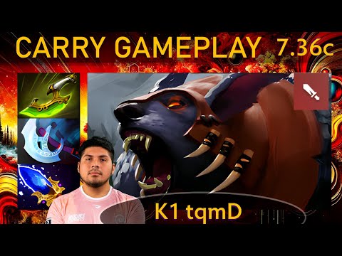 💰 7.36c K1 tqmD Ursa |KDA - 27 KP - 78%| 900+ GPM! Carry Gameplay - Dota 2 Top MMR