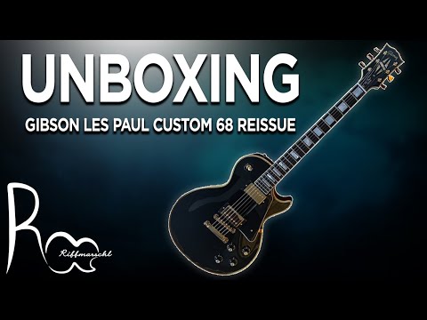 2019 Gibson Les Paul Custom 68 Reissue - Unboxing 4KUHD