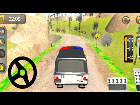 Offroad Police Jeep 4x4 Mountain Driving & Racing Simulator | Jeep Games | Police Jeep 3D Games