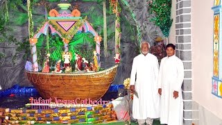 preview picture of video 'Phirangipuram Church Crib 2014'