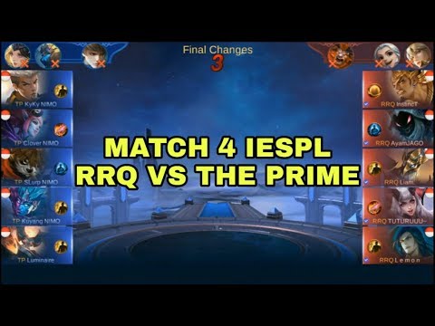 RRQ VS THE PRIME MATCH 4 TBOF IESPL | MOBILE LEGENDS BANG BANG