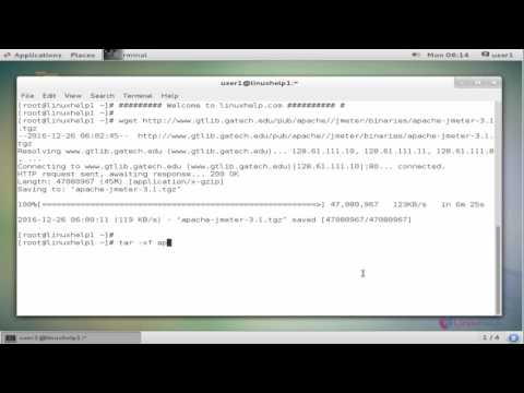 How to install Apache JMeter in CentOS 7 | LinuxHelp Tutorials