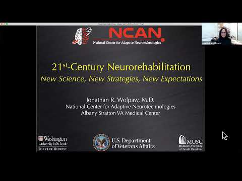 Essex BCI-NE webinar: Jon Wolpaw - 21st-century Neurorehabilitation