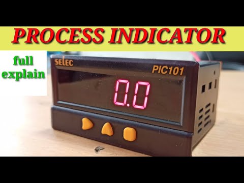 On/off selec process indicator pic101a-vi-230