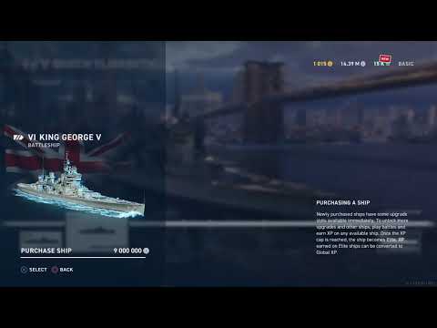 Unlocking the great King George British Warship