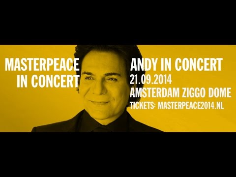 Andy sings for MasterPeace in concert, Ziggo Dom Amsterdam Sept. 21st, 2014