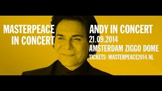 Andy sings for MasterPeace in concert, Ziggo Dom Amsterdam Sept. 21st, 2014