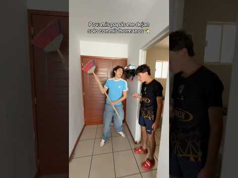 Me dejaron SOLO con mis HERMANOS😂| Leo Study