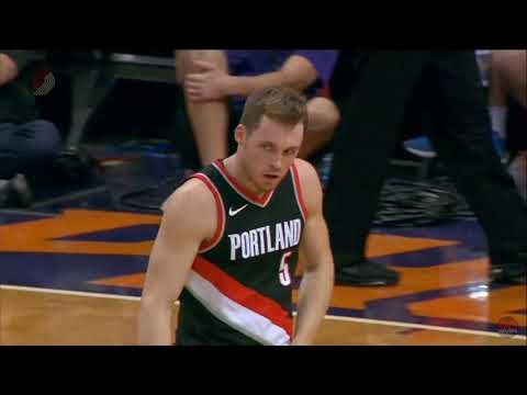 Pat Connaughton Career High! 24 Points - Blazers vs Suns - October 18, 2017