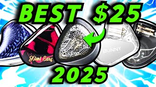 WORLD'S BEST BEGINNER AUDIOPHILE EARPHONES ($25 RANKING/GUIDE APRIL 2025)