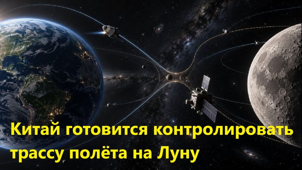 Китай готовится контролировать трассу полёта на Луну