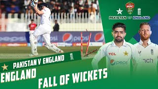 England Fall Of Wickets | Pakistan vs England | 1st Test Day 4 | PCB | MY2T