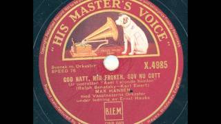 Max Hansen - God natt min fröken sov nu gott