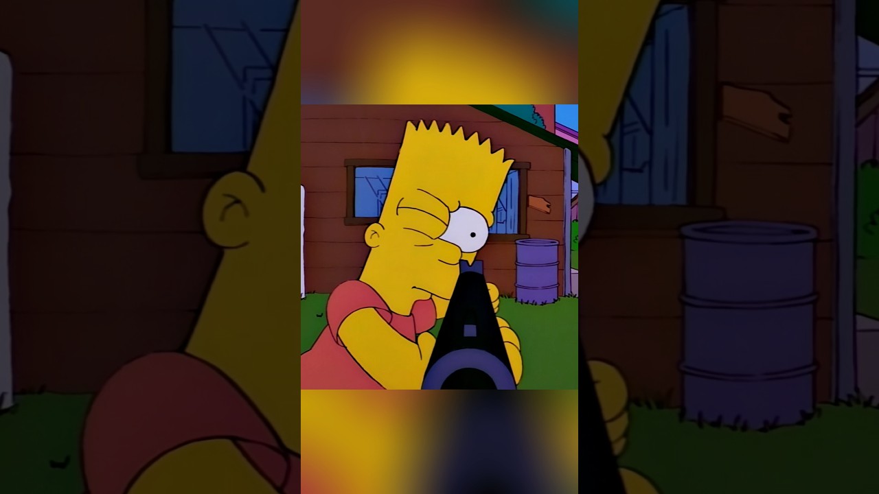Bart became a shooter #simpsons